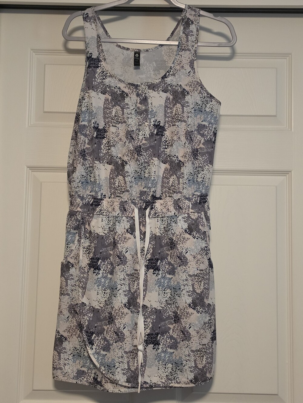 Sleeveless Drawstring Tank Dress